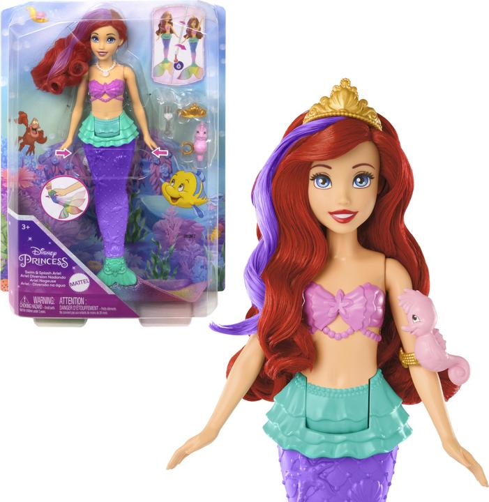 Actual product image Disney Princess Princess undinėlė Arielė su spalvų keitimo funkcija