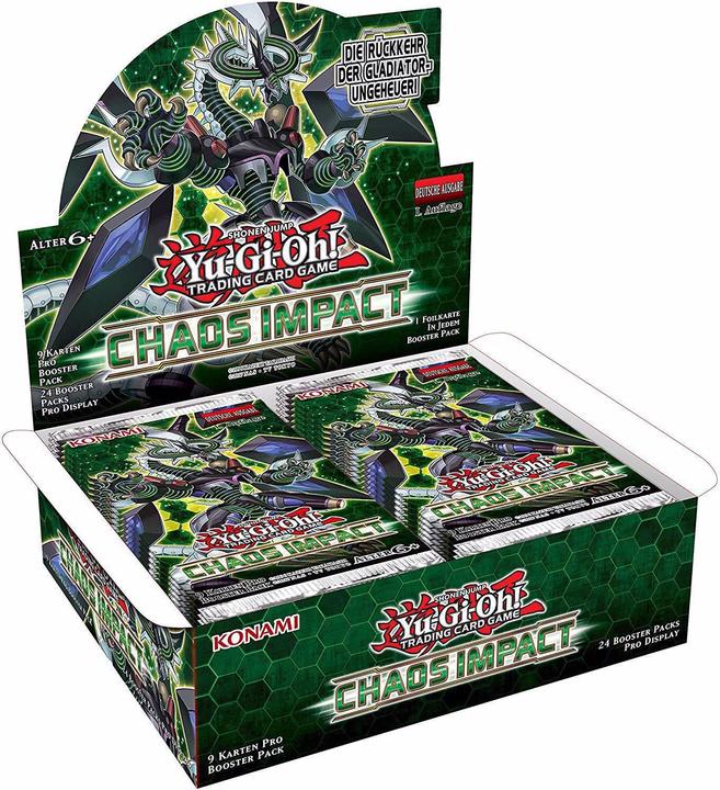 Actual product image Yu-Gi-Oh YGO Chaos Impact Display (German, Booster display)