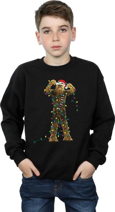 Immagine prodotto Star Wars Chewbacca Christmas Lights Felpa Ragazzi (152, 158)