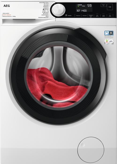 Produktbild AEG LR9G70489 Waschmaschine / Serie 9000 mit AbsoluteCare® / 8,0 kg / Leise / Nachlegefunktion / Kin (8 kg, Links)