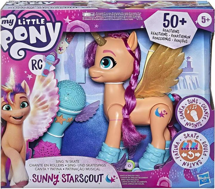 Produktbild My Little Pony Eine neue Generation Sing- und Skatespass Sunny Starscout – Pony (22,5 cm) mit Fernb