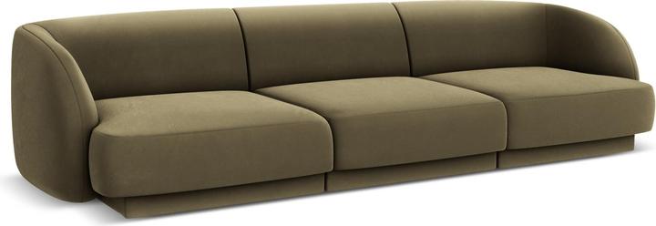 Actual product image Micadoni Boucle Sofa, "Miley", 3 Seats, 255x90x70Made in Europe (2 person sofa, 3-seater, 4-seater)