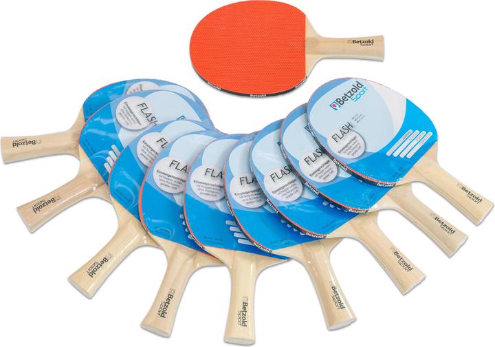 Image du produit Betzold Sport Battes de tennis de table Flash, jeu de 10