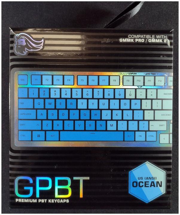 Produktbild Glorious PC Gaming Race GPBT Keycaps - 114 PBT Tastenkappen, ANSI, US-Layout, Caribbean