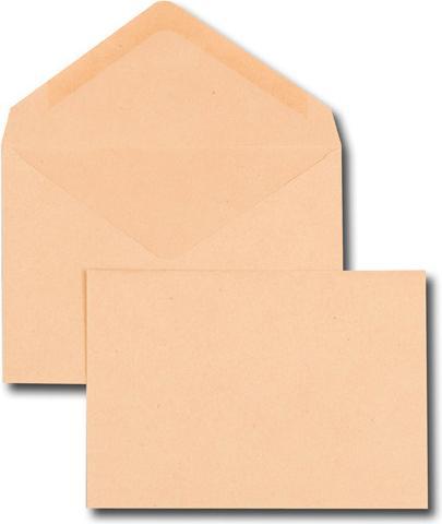 Image du produit GPV Enveloppes, C6, 114 x 162 mm, gommées, marron clair (114 x 162 mm, 500 x)
