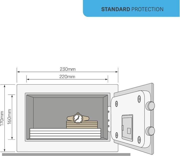 Image du produit Yale YSV170DB2 (3.80 l)