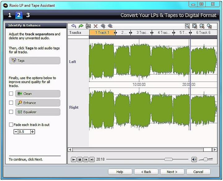 Actual product image Roxio Easy LP to MP3 (1 User, unlimited)