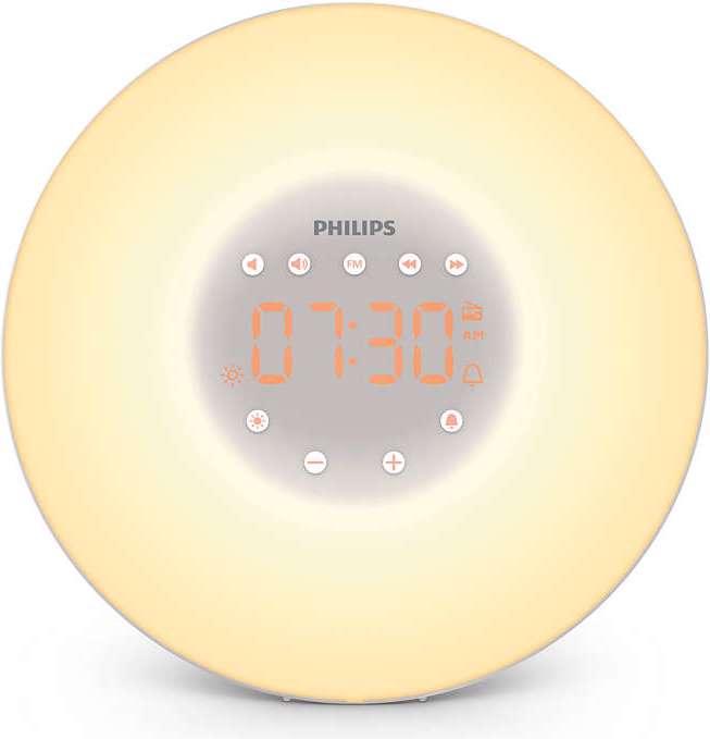 Actual product image Philips Wake-up Light turquoise HF3507/20