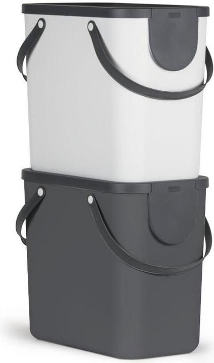 Produktbild Rotho Mülleimer ALBULINO, 25L, weiss sp. (25 l)