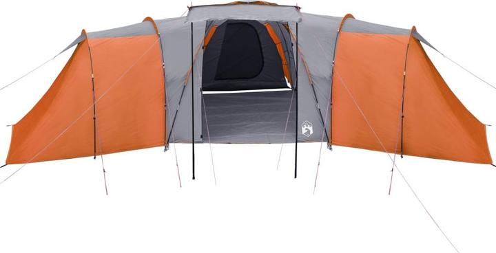 Image du produit VidaXL Tente de camping 12 personnes & orange 840 x 720 x 200 cm 185T Taft (Tente igloo, 24.50 kg, 9+ personnes)