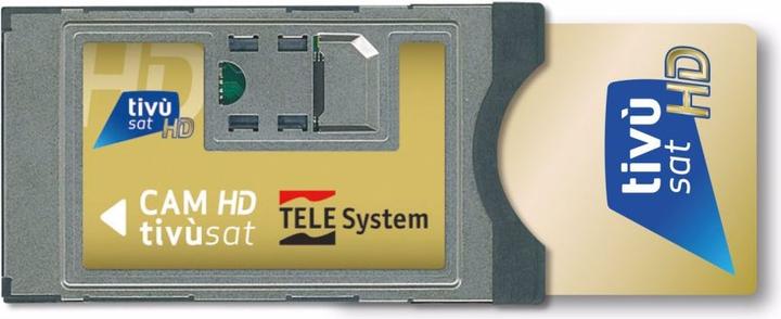 Produktbild TivuSat HD Modul mit TivuSat Smart Karte, div. italiensiche Sender (Nagravision, CI Modul, Smartcard)