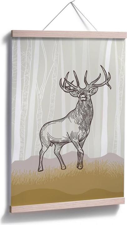 Image du produit Trenddeko Cerf fier (30 x 45 cm)