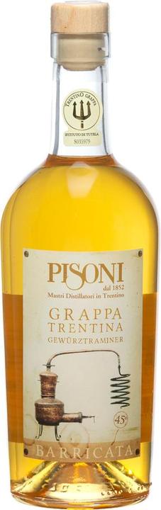Produktbild Pisoni Grappa Trentina Gewürztraminer Barricata