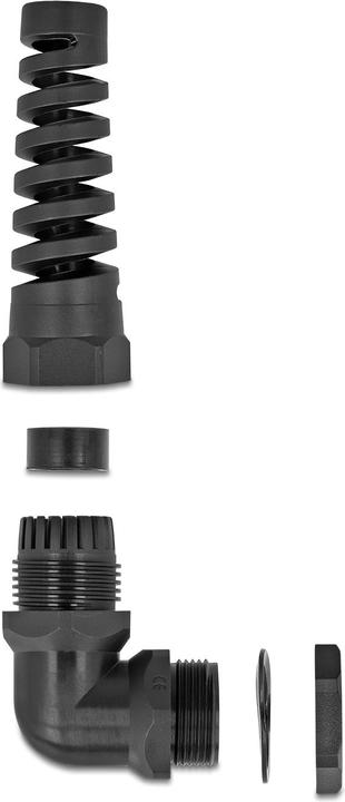 Image du produit Delock Presse-étoupe avec décharge de traction coudé à 90° PG (1 pcs)