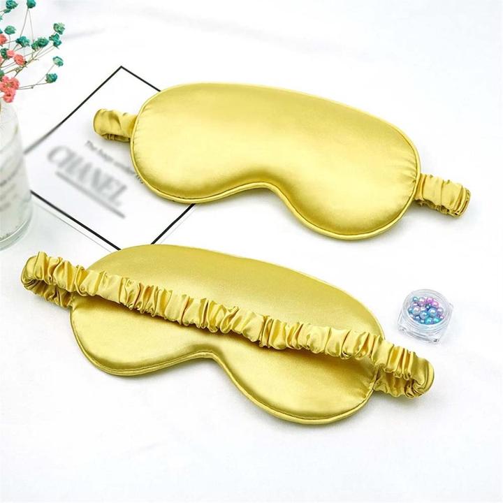 Produktbild JTI Weiche Schlafmaske - Gelb (Schlafmaske)