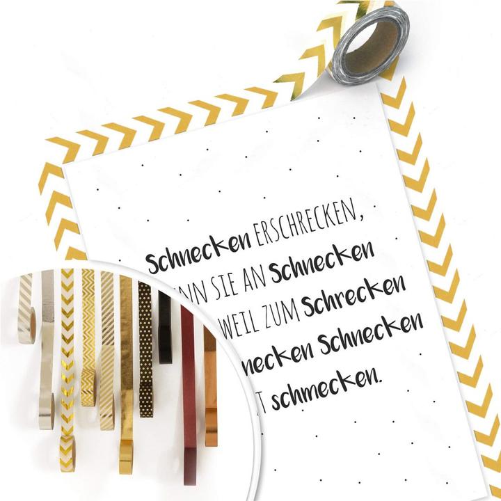 Produktbild Trenddeko Zungenbrecher - Schnecken erschrecken (30 x 40 cm)