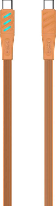 Produktbild Havit Ladekabel Typ C CB6254 orange (1 m)