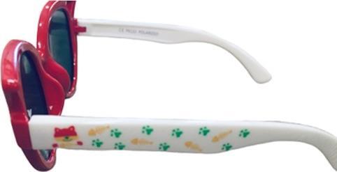 Actual product image Bekos Kids Sunglasses Cat Red / White Polarised