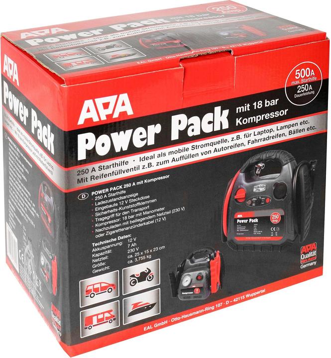 Produktbild APA Powerpack 16540 (500 A, 7000 mAh)