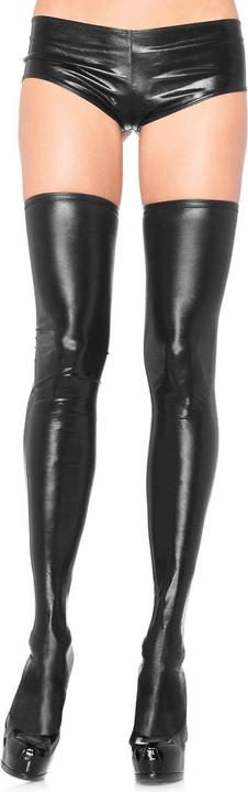 Actual product image Leg Avenue Wet Look Thigh Highs (M, L)
