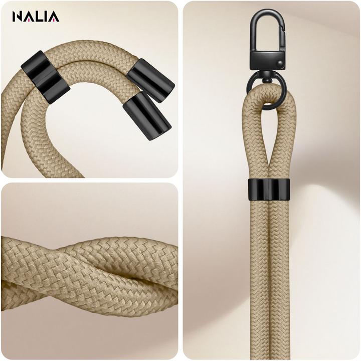 Immagine prodotto Nalia HoldMe Lanyard Handykette - Universal Trageband für Smartphones - Verstellbar, Soft & Elastisch