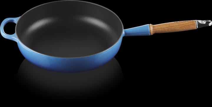 Actual product image Le Creuset Sauté Pan Sig 28cm Azure (28 cm, Frying pan, Cast iron)