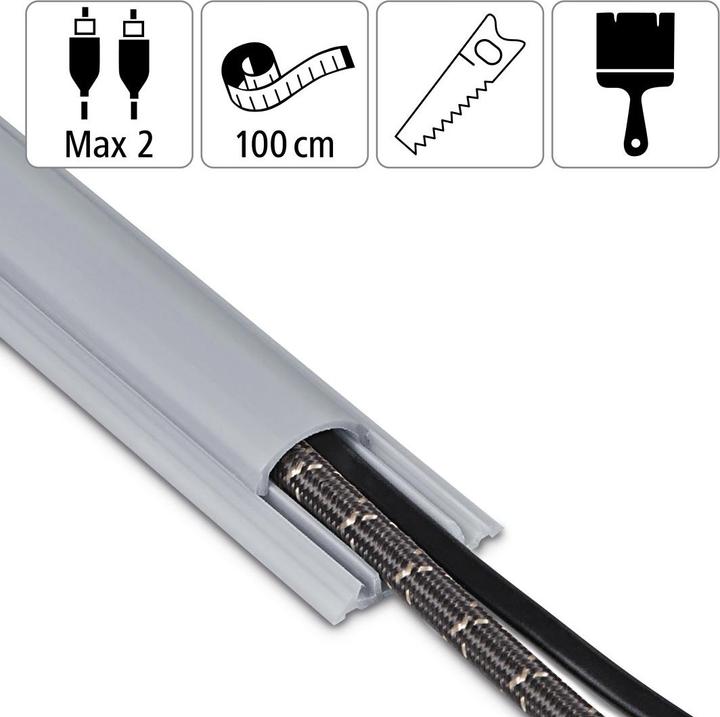 Immagine prodotto Hama Canalina per cavi in PVC (Tubazione, 100 cm)