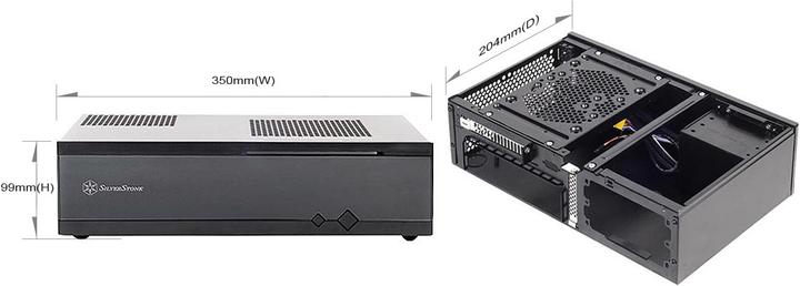 Immagine prodotto Silverstone Sst-Ml05b (Mini-ITX)