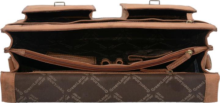 Actual product image Greenland Nature Montenegro briefcase leather 40 cm