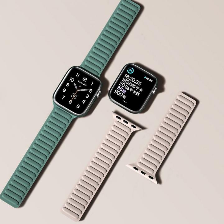 Actual product image Hurtel Magnetic Strap Watch Strap 6/5/4/3/2 / SE (40mm / 38mm) Magnetic Band Bracelet Bracelet Black (Apple Watch)