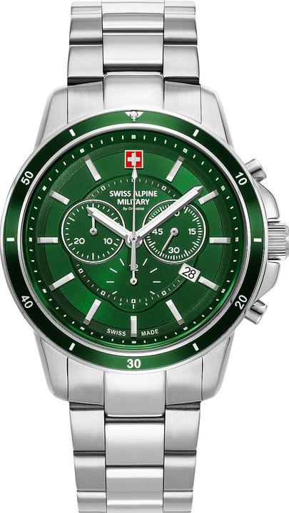 Produktbild Swiss Alpine Military 7089.9134 Chronograph Herrenuhr 44mm 10ATM (Chronograph, 44 mm)