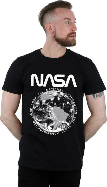 Actual product image Nasa Mens Planet Earth T-Shirt (S)