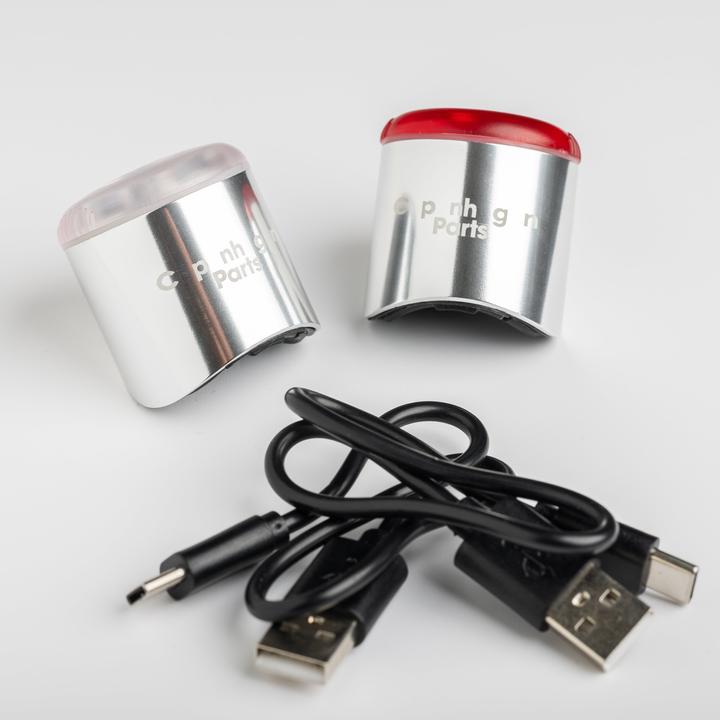Actual product image MAY Magnetische Fahrradlichter 2.0 (Set) (50 lm, 30 lm)