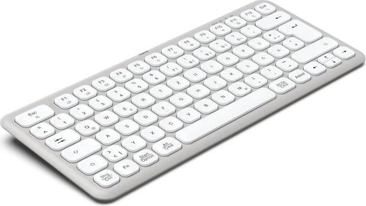 Produktbild Hama Multi-Device-Tastatur WK-500 kabellos Funk u. BT klein WS QWERTZ (DE, Kabellos)