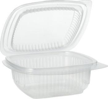 Starpak Tazze da imballaggio rettangolari con coperchio a cerniera (100 x)