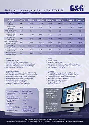 Actual product image G&G E6000Y Präzisionswaage