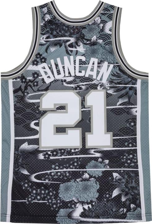 Actual product image Mitchell & Ness Swingman Mesh Jersey San Antonio Spurs ASIAN Tim Duncan - M (M)