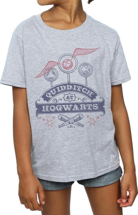Actual product image Girls Quidditch At Hogwarts T-Shirt (140, 146)