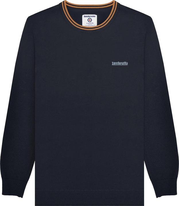 Lambretta Pullover Mit kontrastfarbenen Streifen (3XL)