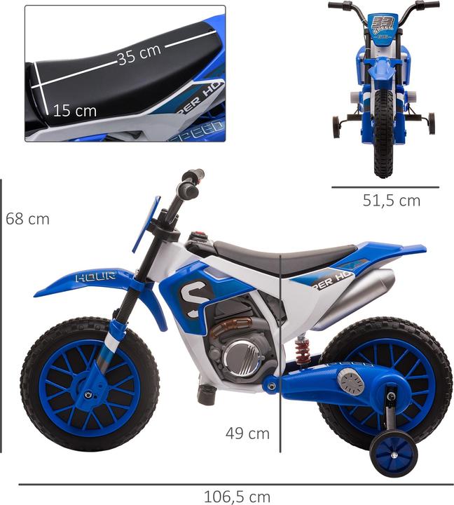 Produktbild Homcom Elektromotorrad (12 V)