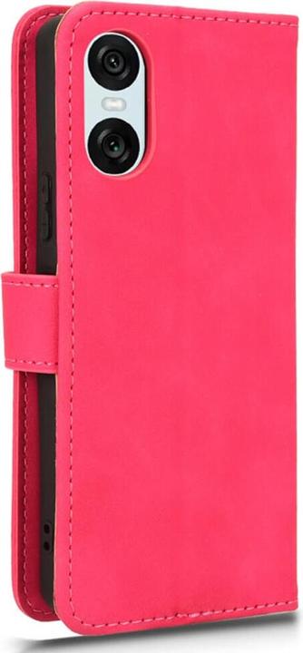 Actual product image Cover-Discount Sony Xperia 10 VI - Suede look case in vintage design (Sony Xperia 10 VI)