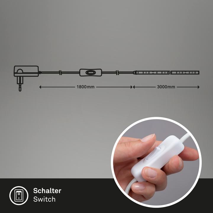 Produktbild Briloner LED Superline (Warmweiss, 300 cm, Indoor)