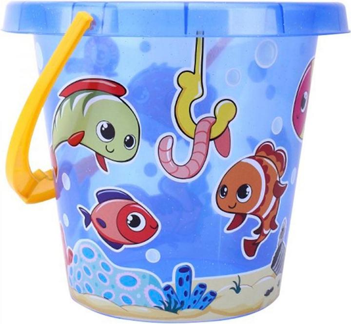Sun Fun Eimer Fisch transparent, 21cm