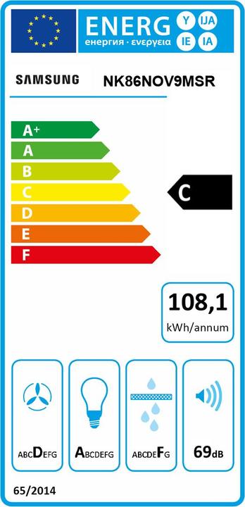 Energy Label Samsung NK86NOV9MSR/UR