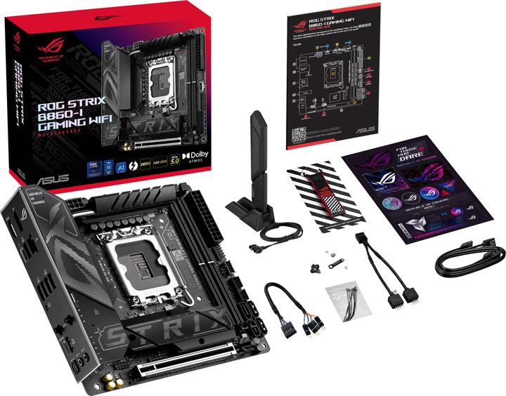Actual product image ASUS ROG STRIX B860-I GAMING WIFI (LGA 1851, Intel B860, Mini-ITX)