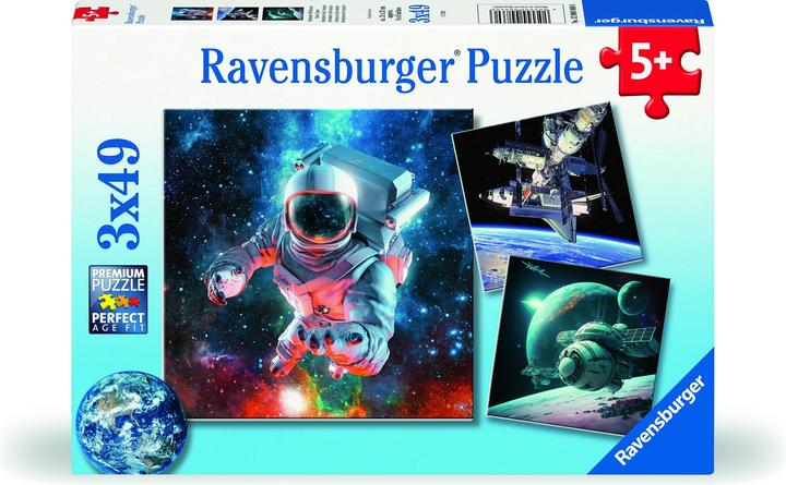 Produktbild Ravensburger Puzzle Space Adventure 3x49p (49 Teile)