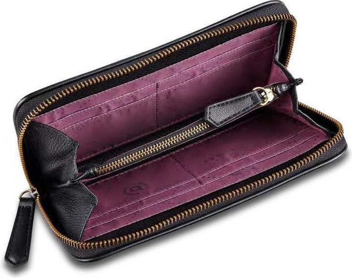 Image du produit Bugatti Passione Langbörse mit Reissverschluss, noir