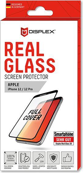 Immagine prodotto Displex Real Glass, Full Cover Panzerglas (1 Pezzo/i, Apple iPhone 12, Realme 12 Pro+)
