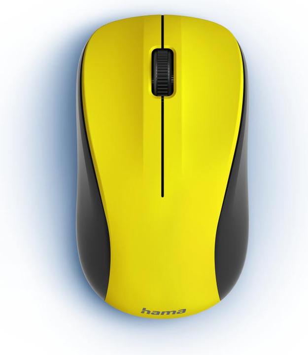 Image du produit Hama Souris sans fil à 3 boutons MW-300 V2 jaune (Sans fil)