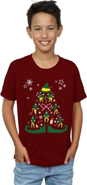 Immagine prodotto Elf Christmas Tree Maglietta Ragazzi (140, 146)